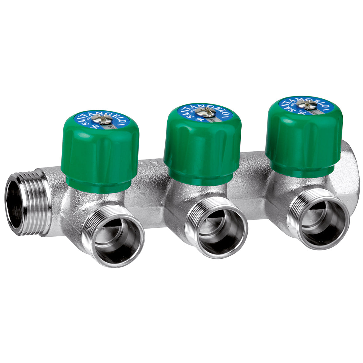 COLLETTORE 3 DERIVAZIONI  M.F. REGOLABILI- 3/4- S.F.- pezzi 1