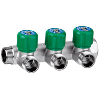 COLLETTORE 3 DERIVAZIONI  M.F. REGOLABILI- 3/4- S.F.- pezzi 1