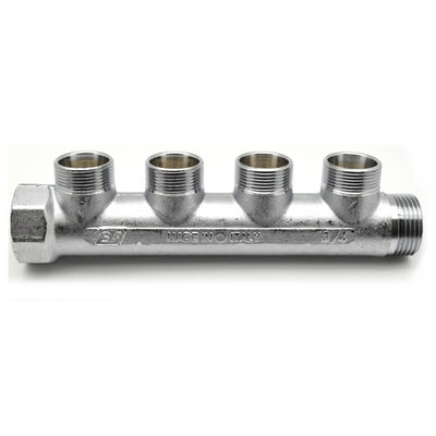 COLLETTORE 4 DERIVAZIONI M.F.- Cromo 1- S.F.- pezzi 1