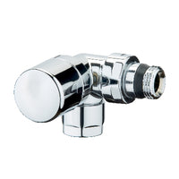VALVOLA D'ARREDO AD ANGOLO DX TERMOSTATIZZABILE CROMO-LUCIDO- 1/2- S.F.- pezzi 1