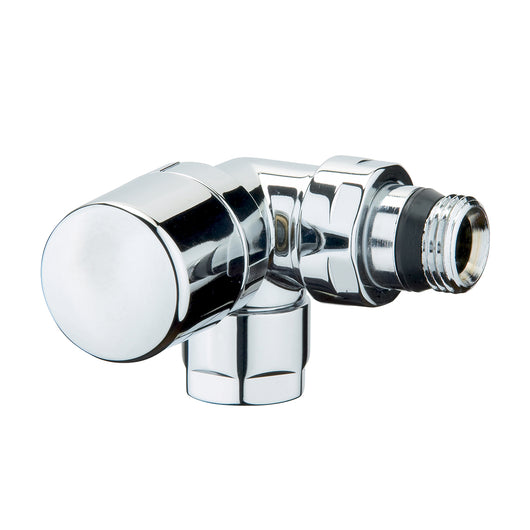 VALVOLA D'ARREDO AD ANGOLO DX TERMOSTATIZZABILE CROMO-LUCIDO- 1/2- S.F.- pezzi 1