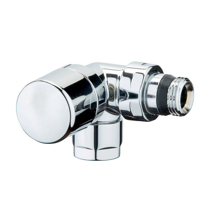 VALVOLA D'ARREDO AD ANGOLO DX TERMOSTATIZZABILE CROMO-LUCIDO- 1/2- S.F.- pezzi 1