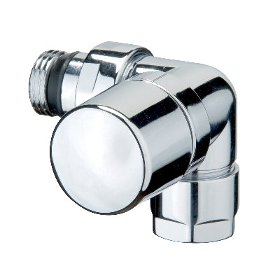 VALVOLA D'ARREDO AD ANGOLO SX TERMOSTATIZZABILE CROMO-LUCIDO- 3/8- S.F.- pezzi 1