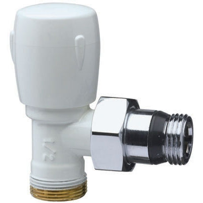 VALVOLA A SQUADRA BIANCA- 1/2- S.F.- pezzi 1