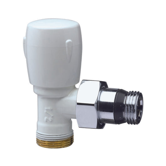 VALVOLA A SQUADRA BIANCA- 1/2- S.F.- pezzi 1