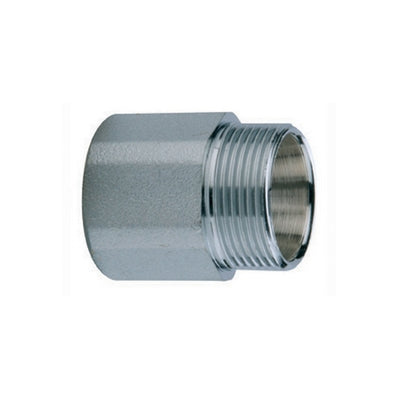 NIPPLE FEMMINA CROMO- 1/2- S.F.- pezzi 1