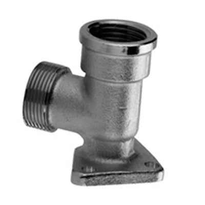 RACCORDO CURVO FLANGIATO- F 1/2 - M24x19- S.F.- pezzi 1