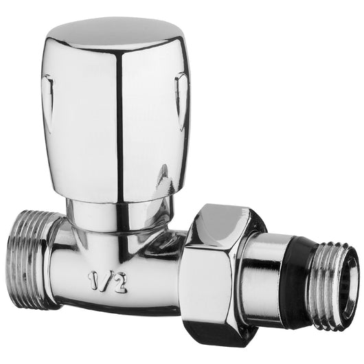 VALVOLA D'ARREDO DIRITTA CROMO- 3/8- S.F.- pezzi 1