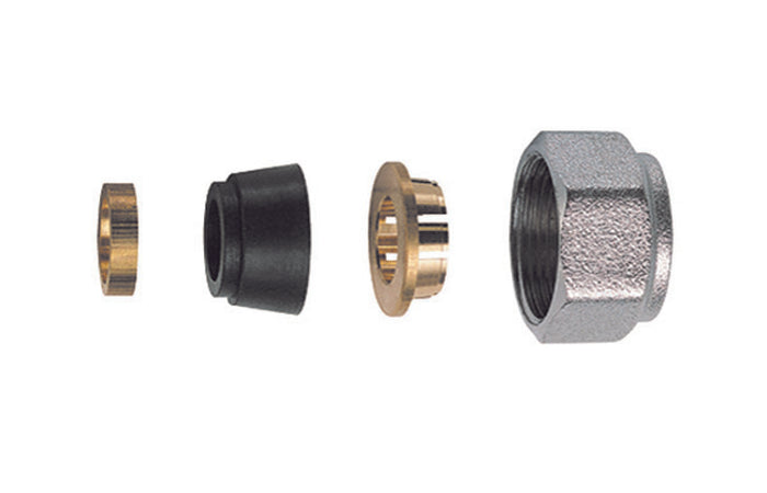 KIT DI TENUTA IN GOMMA A COMPRESSIONE PER TUBO RAME 4 PZ- Diam. 10- S.F.- pezzi 1