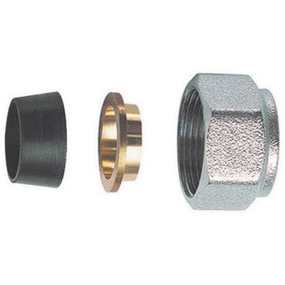 KIT DI TENUTA IN GOMMA A COMPRESSIONE PER TUBO RAME 3 PZ- Diam. 16- S.F.- pezzi 1