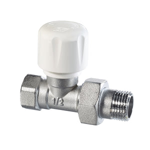 VALVOLA DIRITTA ECO ATTACCO FERRO- 3/8- S.F.- pezzi 1