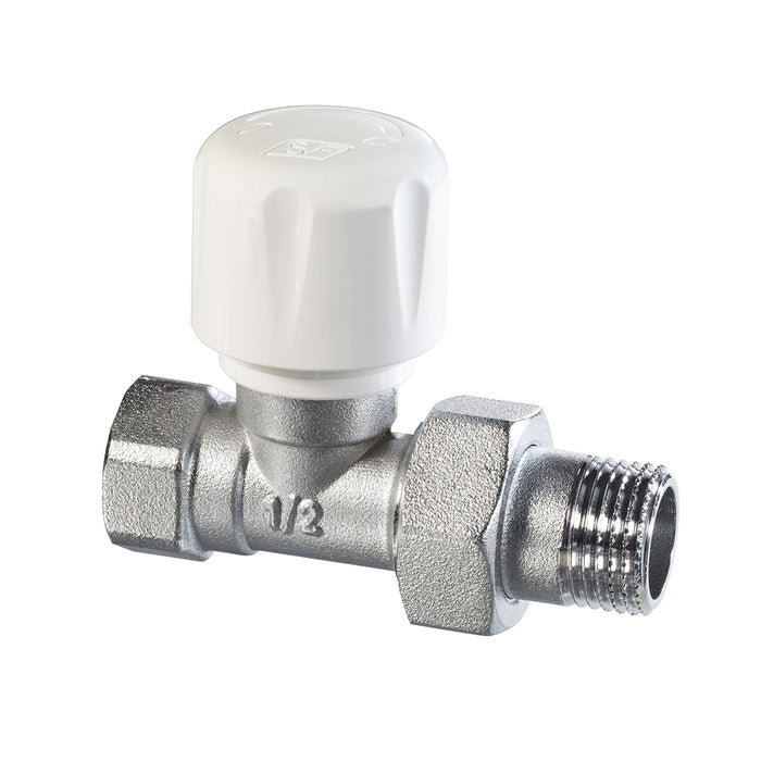 VALVOLA DIRITTA ECO ATTACCO FERRO- 3/8- S.F.- pezzi 1