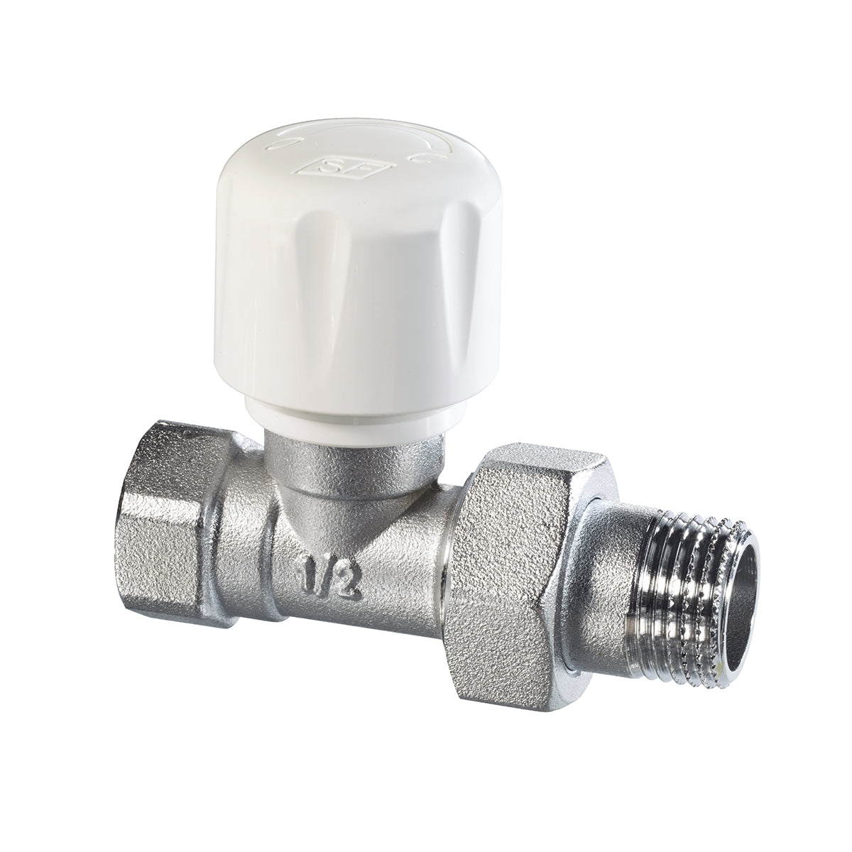 VALVOLA DIRITTA ECO ATTACCO FERRO- 1/2- S.F.- pezzi 1