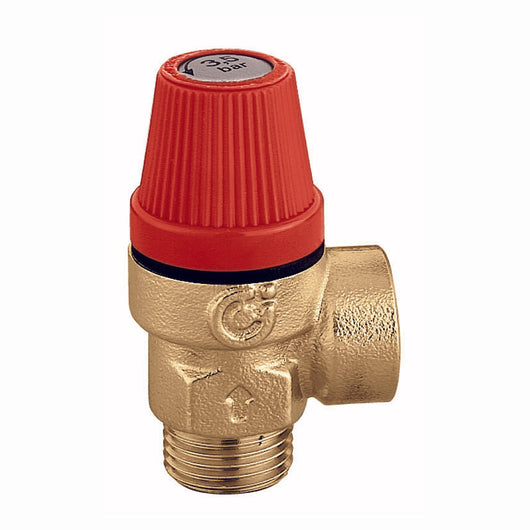 VALVOLA DI SICUREZZA MF ORDINARIA ACS- 1/2 - 6 bar- CALEF- pezzi 1