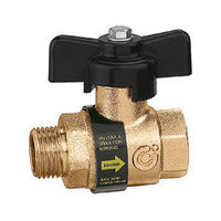 VALVOLA A SFERA MF CON RITEGNO INCORPORATA- 1/2- CALEF- pezzi 1