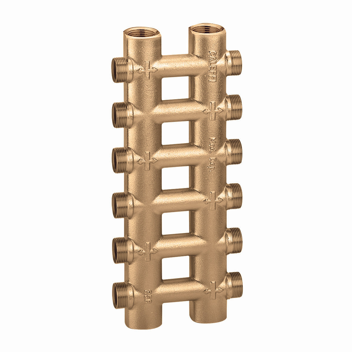 COLLETTORE COMPLANARE FUSO MONOBLOCCO- 3/4 6+6 deriv.- CALEF- pezzi 1
