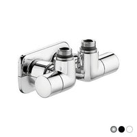 VALVOLA TERMOSTATIZZABILE DETENTORE A DOPPIA SQUADRA VERSIONE DX- 1/2 23 p.1,5  Nero- CALEF- pezzi 1