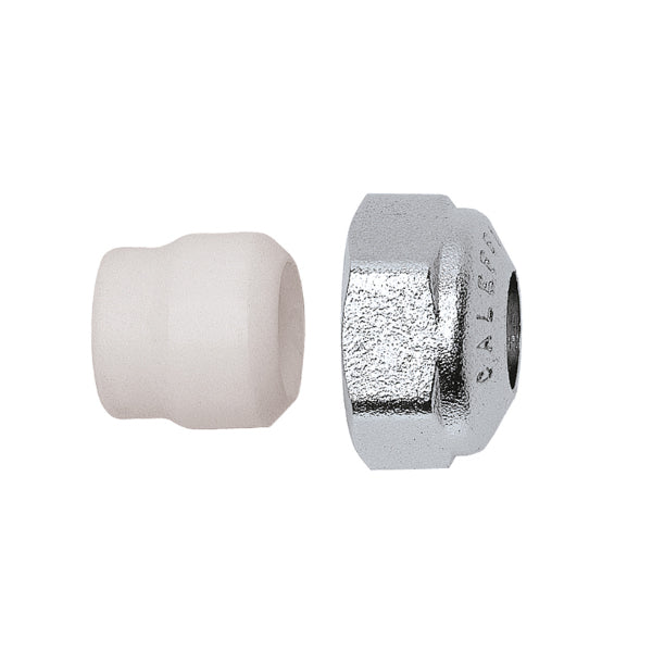 RACCORDO MECCANICO PER TUBO RAME A TENUTA PTFE- D.14 - 23 p. 1,5- CALEF- pezzi 2