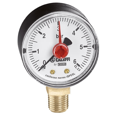 MANOMETRO- 1/4 radiale- CALEF- pezzi 1