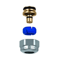 RACCORDO AUTOADATTABILE CROMO SATINATO- Dm in. 11.5/12 - Dm es. 14/16- CALEF- pezzi 1