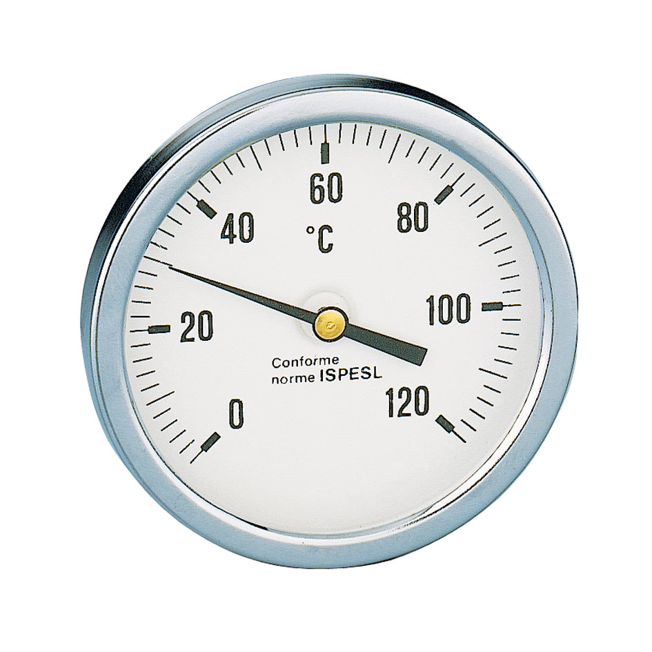 TERMOMETRO ATTACCO POSTERIORE DIAMETRO 80- Pozzetto 45 mm- CALEF- pezzi 1