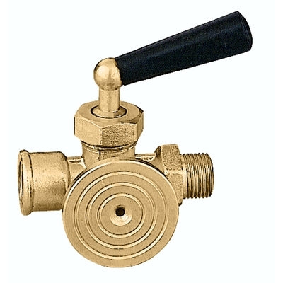 RUBINETTO ISPESL 3 VIE- 1/4- CALEF- pezzi 1