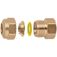 RACCORDO O-RING DIRITTO FEMMINA PER TUBO RAME- 1/2 - 18- CALEF- pezzi 1