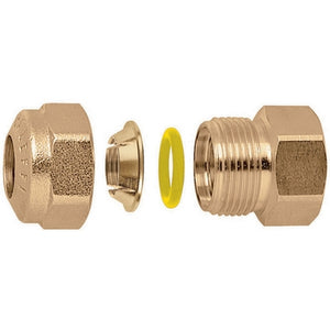 RACCORDO O-RING DIRITTO FEMMINA PER TUBO RAME- 1/2 - 18- CALEF- pezzi 1