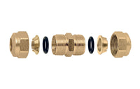 RACCORDO O-RING A MANICOTTO PER TUBO RAME- Diam. 18- CALEF- pezzi 1