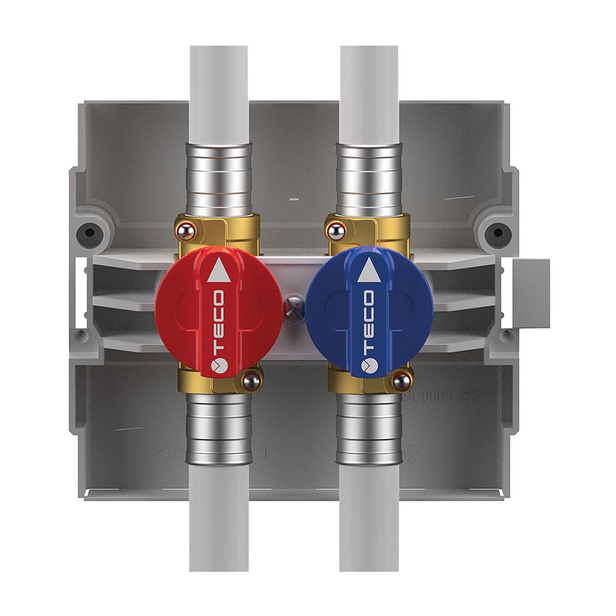 KIT K4.0 VALVOLA ACQUA- Duplex DN15 EK 3/4- TECO- pezzi 1