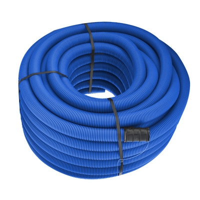 TUBO POLIETILENE CORRUGATO DOPPIA PARETE BLU- Diam. 63- DH- metri 50