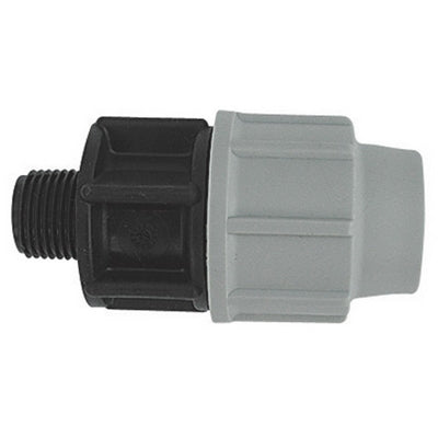 RACCORDO MASCHIO PLASSON PER TUBO POLIETILENE- 2 x 50- PLASS- pezzi 1