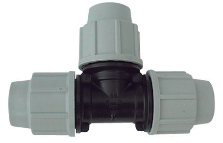 TEE A 90  °  PLASSON PER TUBO POLIETILENE- Diam. 110- PLASS- pezzi 1