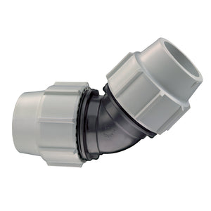 GOMITO A 45  ° PLASSON PER TUBO POLIETILENE- Diam. 32- PLASS- pezzi 1