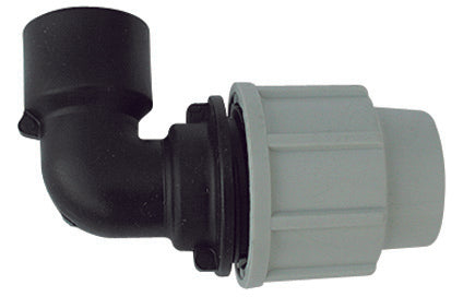 GOMITO A 90  ° FEMMINA PLASSON PER TUBO POLIETILENE- 3/4 x 25- PLASS- pezzi 1