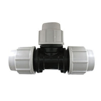 TEE  A   90  ° RIDOTTA PLASSON PER TUBO POLIETILENE- Diam. 32x25x32- PLASS- pezzi 1