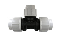 TEE  A   90  ° RIDOTTA PLASSON PER TUBO POLIETILENE- Diam. 32x25x32- PLASS- pezzi 1