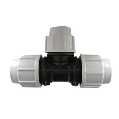 TEE  A   90  ° RIDOTTA PLASSON PER TUBO POLIETILENE- Diam. 40x32x40- PLASS- pezzi 1