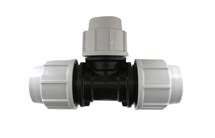 TEE  A   90  ° RIDOTTA PLASSON PER TUBO POLIETILENE- Diam. 40x32x40- PLASS- pezzi 1