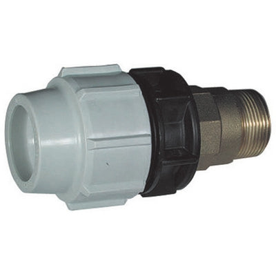 RACCORDO MASCHIO DI TRANSAZIONE IN OTTONE- 1 x 32- PLASS- pezzi 1