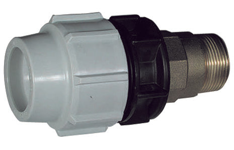 RACCORDO MASCHIO DI TRANSAZIONE IN OTTONE- 1 x 32- PLASS- pezzi 1