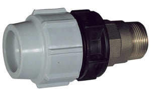 RACCORDO MASCHIO DI TRANSAZIONE IN OTTONE- 1 x 32- PLASS- pezzi 1