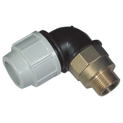 GOMITO A 90  ° DI TRANSAZIONE IN OTTONE PLASSON- 3/4 x 40- PLASS- pezzi 1