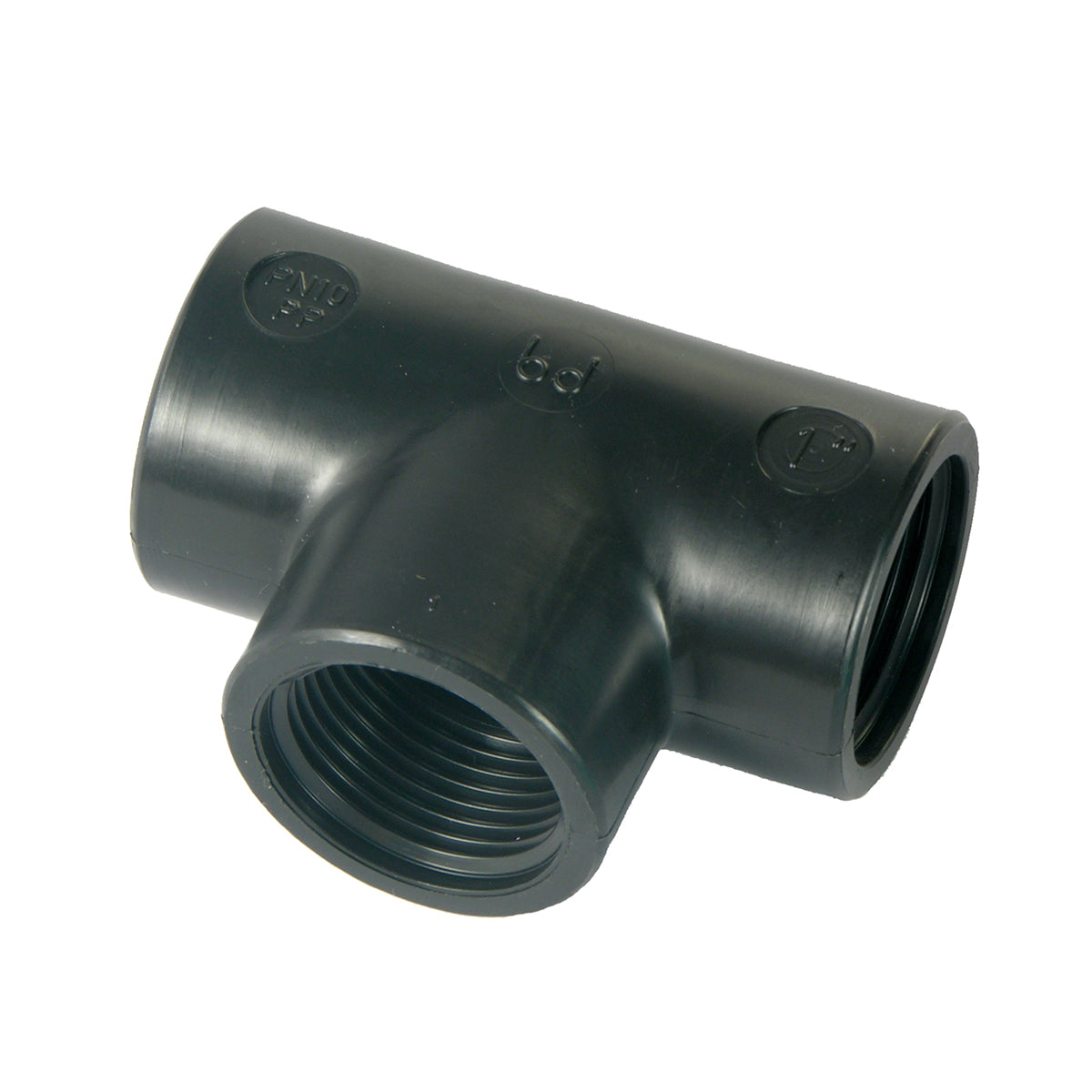 TI A 90  ° IN PP NERO- 1- BUCCH- pezzi 1