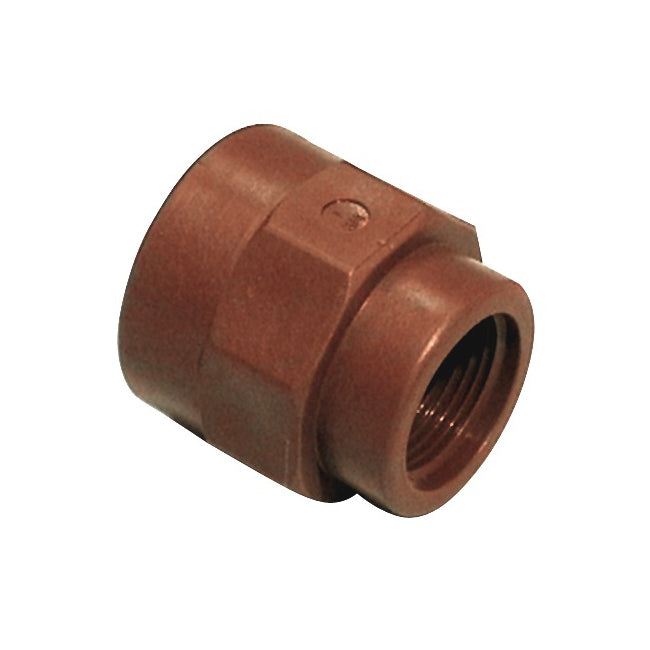 MANICOTTO RIDOTTO IN PP MARRONE- 1 X 3/4- BUCCH- pezzi 1