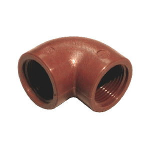 GOMITO A 90  ° IN PP MARRONE- 3/4- BUCCH- pezzi 1