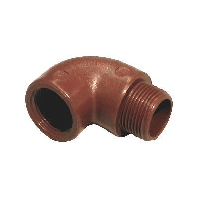 GOMITO A 90 MF IN PP MARRONE- 1- BUCCH- pezzi 1