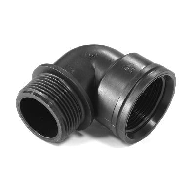 GOMITO A 90  ° FILETTATO IN PP- 2- BUCCH- pezzi 1