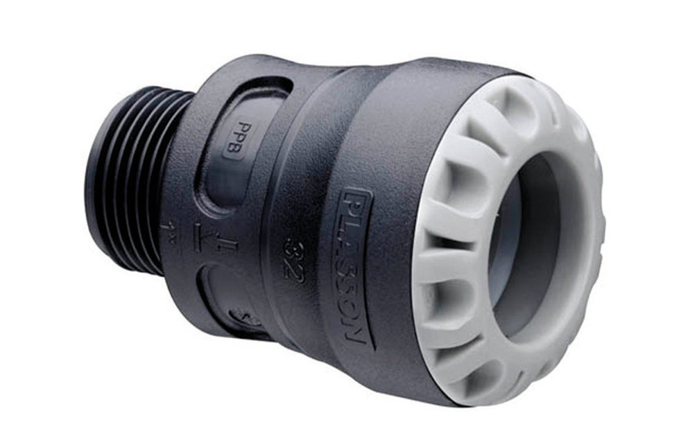 RACCORDO MASCHIO UNO- 20 x 1/2- PLASS- pezzi 1