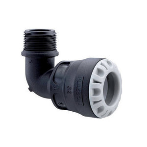 GOMITO 90  ° FILETTATO MASCHIO UNO- 32 x 1- PLASS- pezzi 1